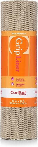 Miniatura 8 de Con-Tact Brand Grip Classic - Forro no adhesivo para estantes, gabinetes y cajones, 12 pulgadas x 5 pies, aleación, 6