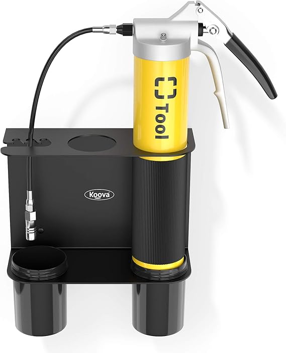 Koova Grease Gun Holder Tractor Grease Gun Garage Organizer Wall