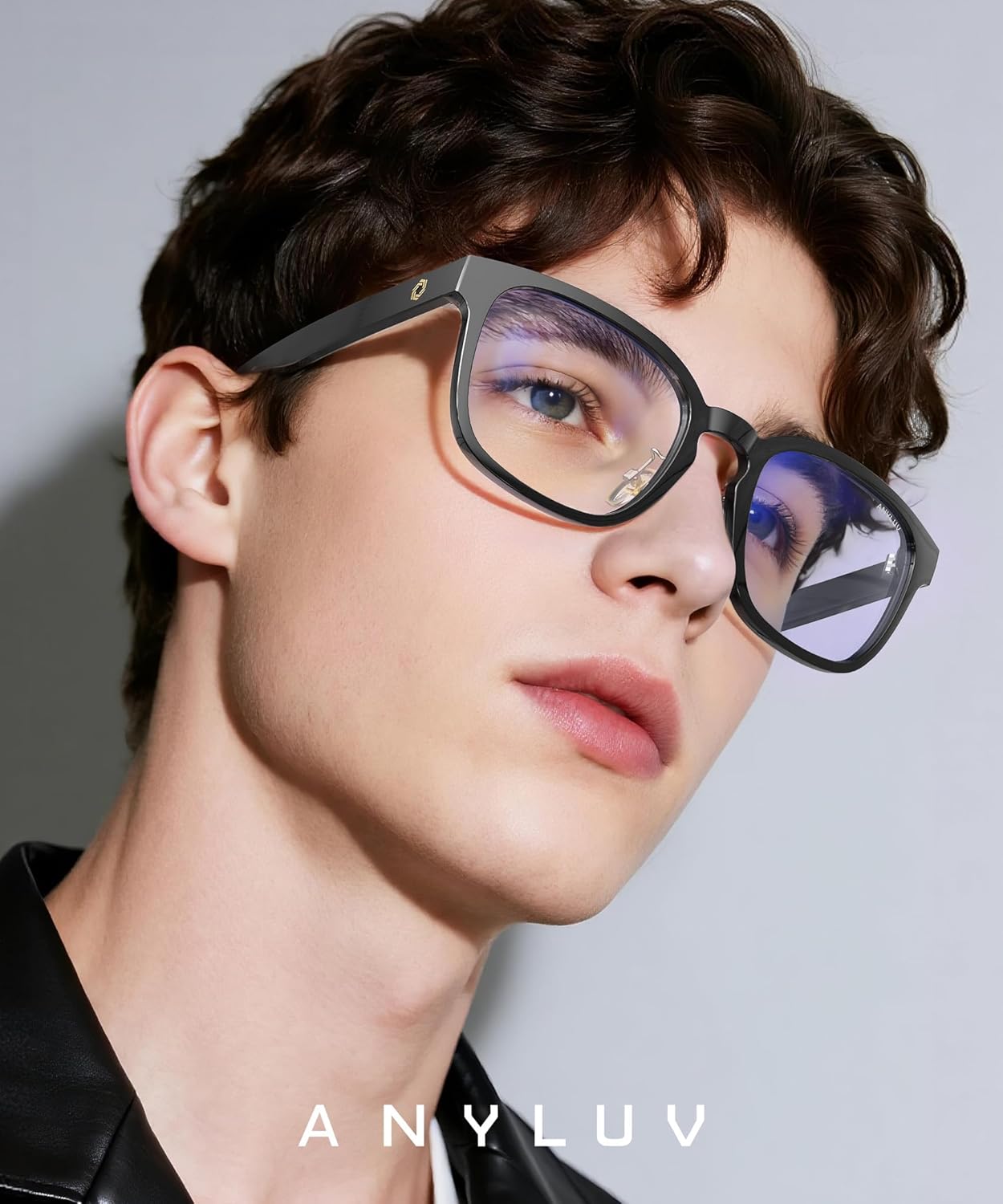 ANYLUV Blue Light Glasses Men + Lightweight Blue Light Blocking Glasses