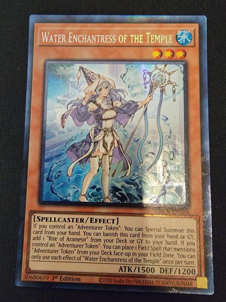 Encantadora de agua del templo - GRCR-EN026 - Raro de coleccionista - 1ª edición