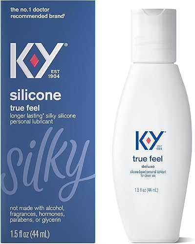 Lubricante k-y True Feel PremiumCarcasa de silicona larga duración lubricante personal (1,5oz Botella) por K-Y