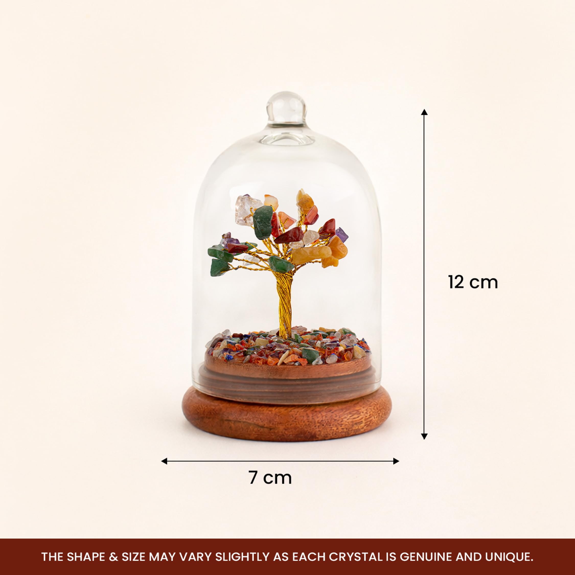 Buy Astrotalk 7 Chakra Crystal Dome Tree | Align Chakras & Elevate