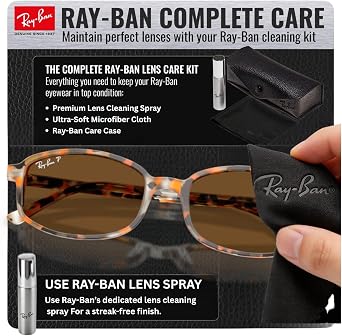 Ray-Ban RB2232 SAM Rectangular Sunglasses w/Official RAYBAN Eyewear Kit