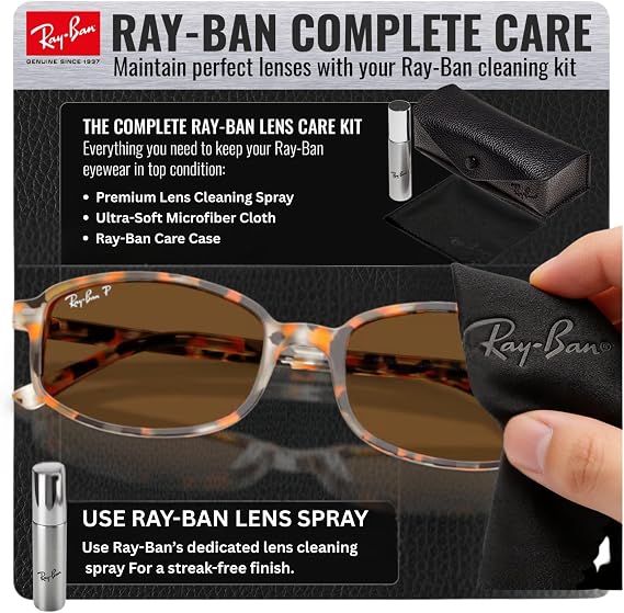 Ray-Ban RB2232 SAM Rectangular Sunglasses w/Official RAYBAN Eyewear Kit