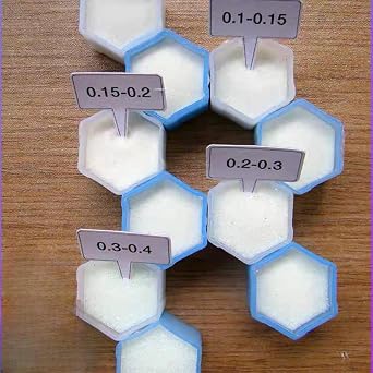 Glass Beads 0.05mm (500g) - Transparent, Round, Ultra-Fine, Anti-Boiling, Abrasive Coated for DNA Extraction