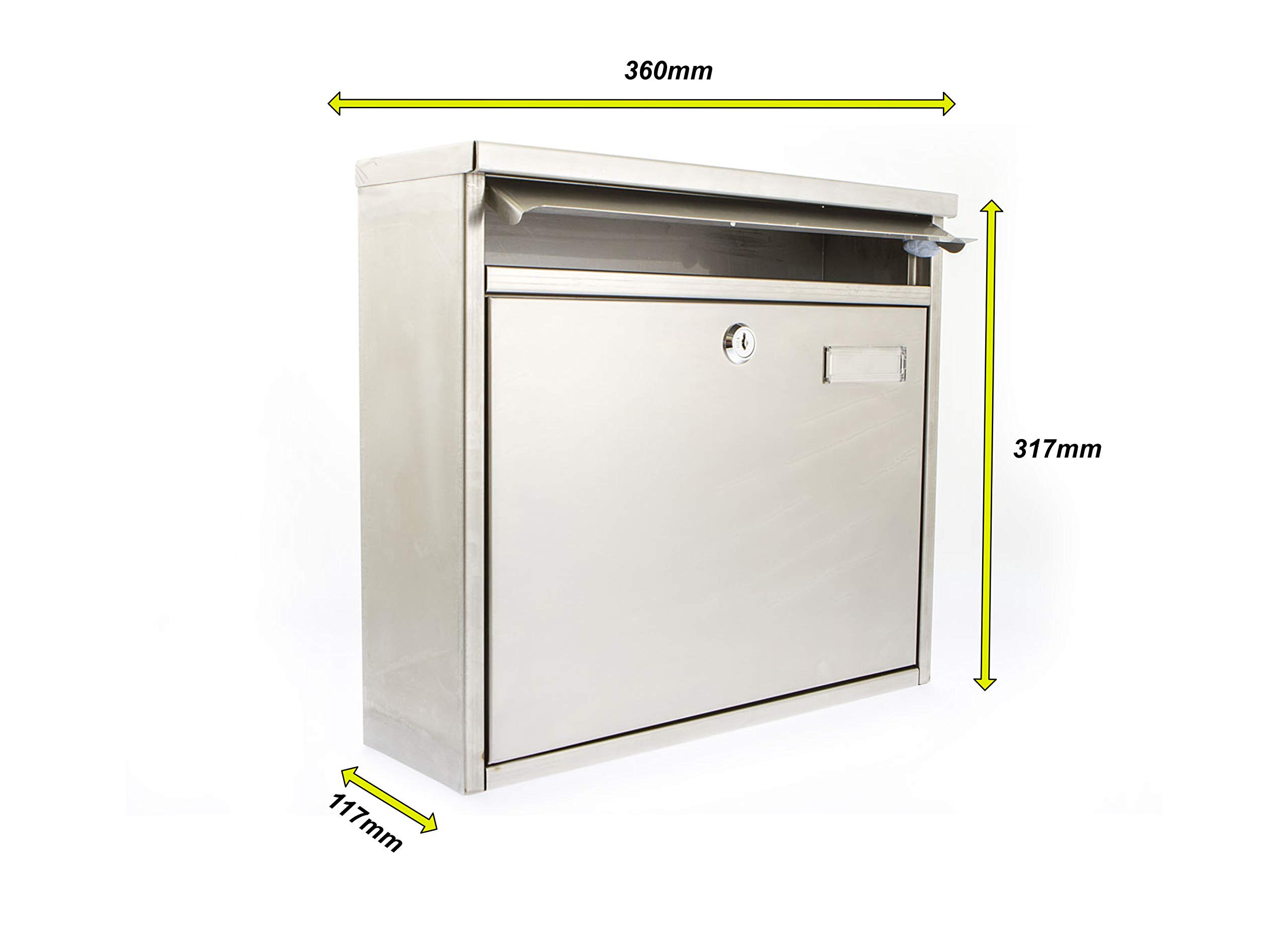 G2 trading company 17-0ouse in acciaio postbox - acciaio inossidabile