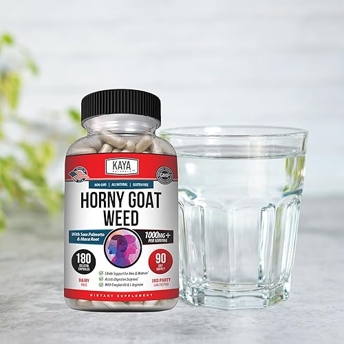 Miniatura 6 de Kaya Naturals Extracto de maleza de cabra cachonda, maca, complejo extra fuerte con ginseng de palma enana americana, suplemento de vitamina