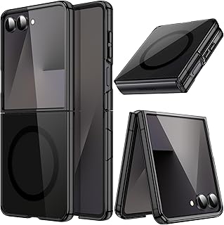 JETech Magnetic Case for Samsung Galaxy Z Flip 7 2025 Compatible with MagSafe, Non-Yellowing Transparent Hard PC Protectiv... Price In India
