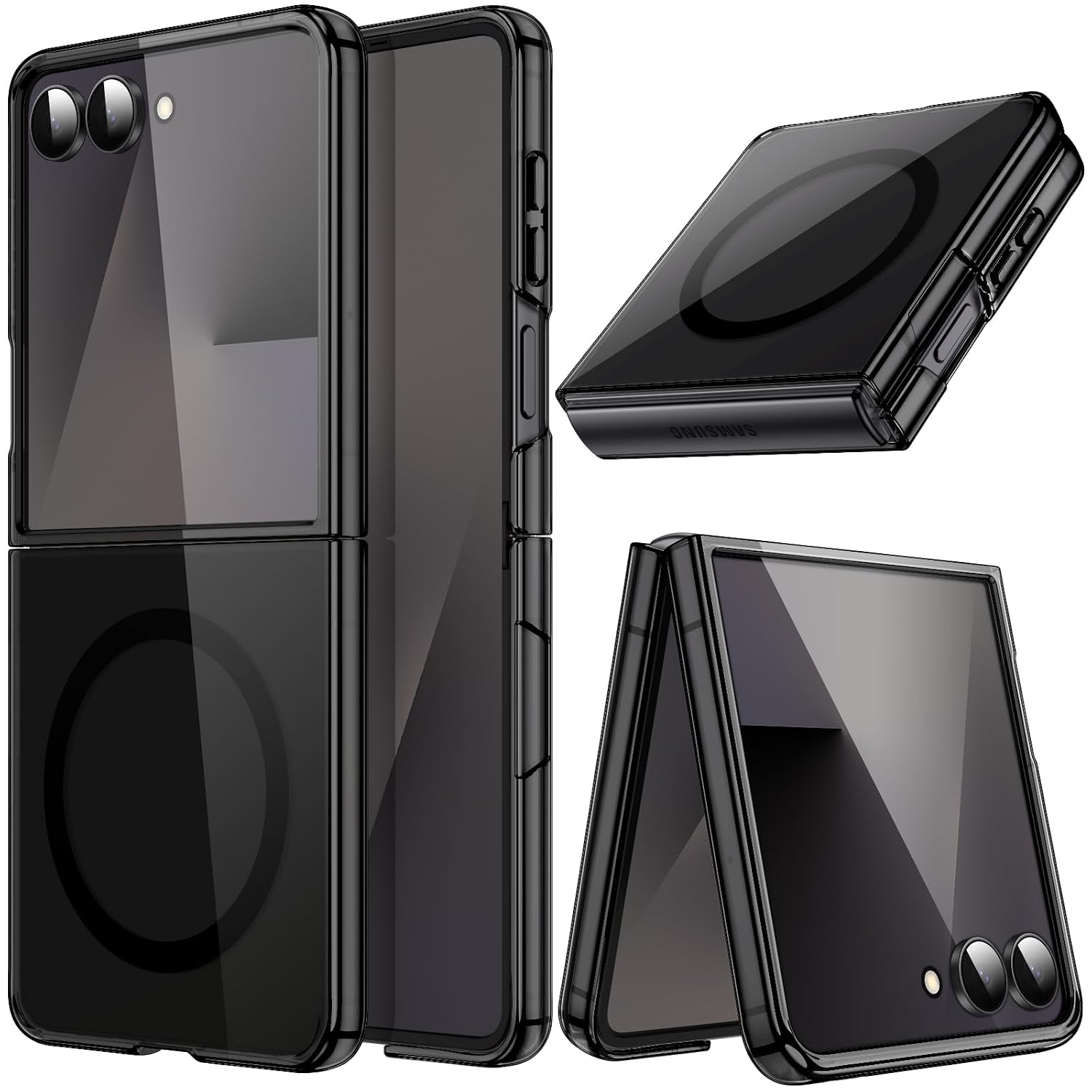 JETech Magnetic Case for Samsung Galaxy Z Flip 7 2025 Compatible with MagSafe, Non-Yellowing Transparent Hard PC Protectiv... - Review, Price and Buying Guide