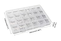 Vista 7 de 24 Kinds M1 M1.2 M1.4 M1.5 M1.7 M2 304 Stainless Steel Phillips Pan Head Small Self Tapping Screws Assortment Kit