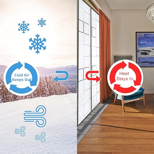 Miniatura 2 de Cortina de puerta aislada, cubierta térmica magnética para puerta, puerta con cierre automático, puerta magnética manos libres para patio, cocina,