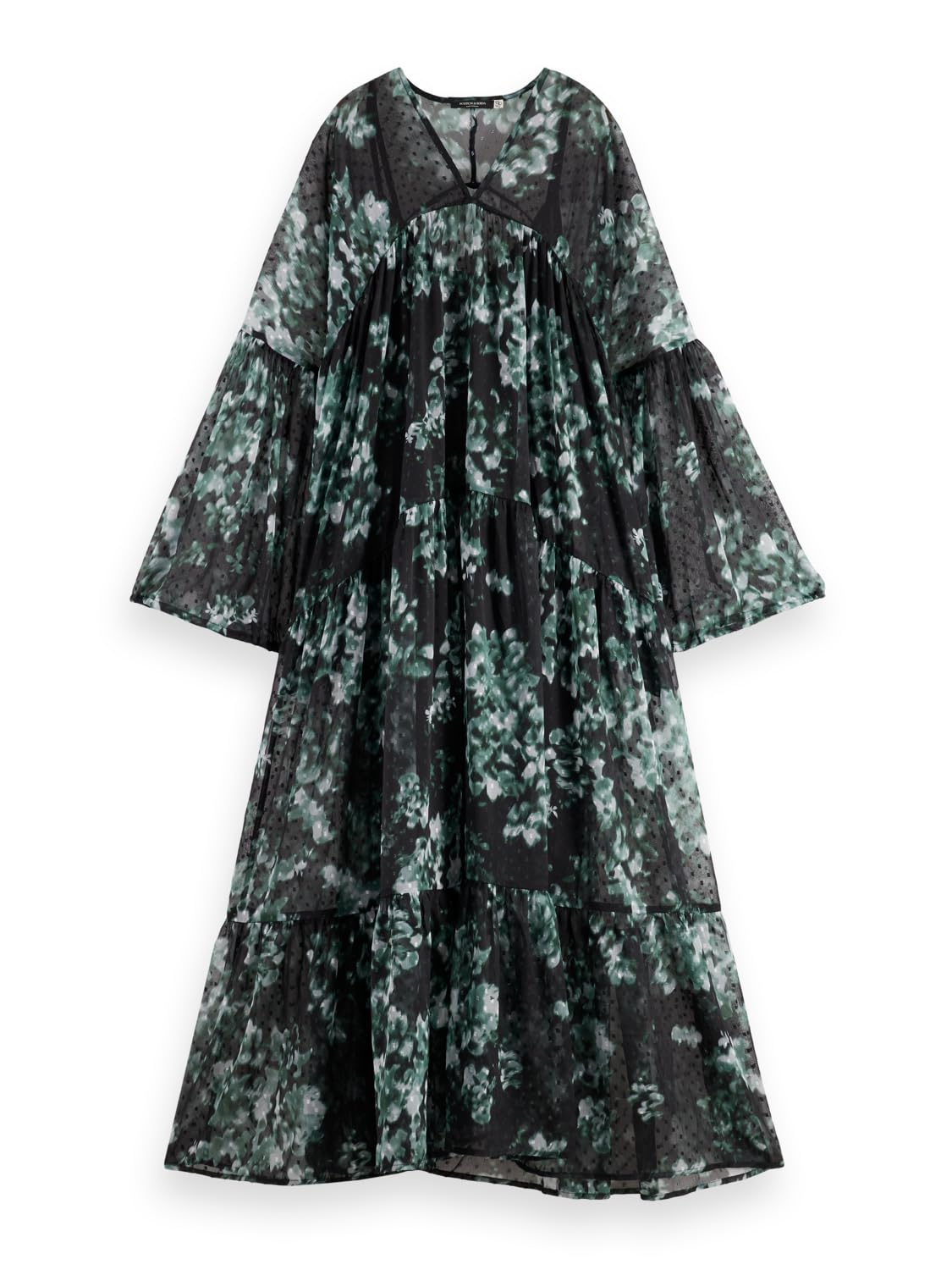 Scotch & Soda Damen Printed Maxi Dress Casual Dress