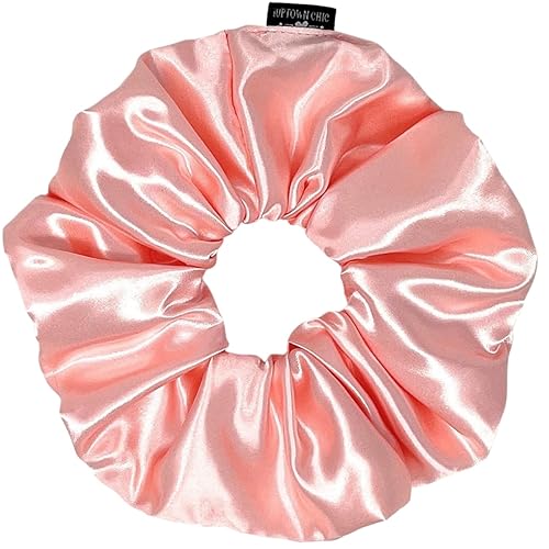 Vista 55 de Coleteros de satén extragrandes extragrandes para mujeres y niñas, prevención de encrespamiento, soporte para el cabello para dormir, banda elástica