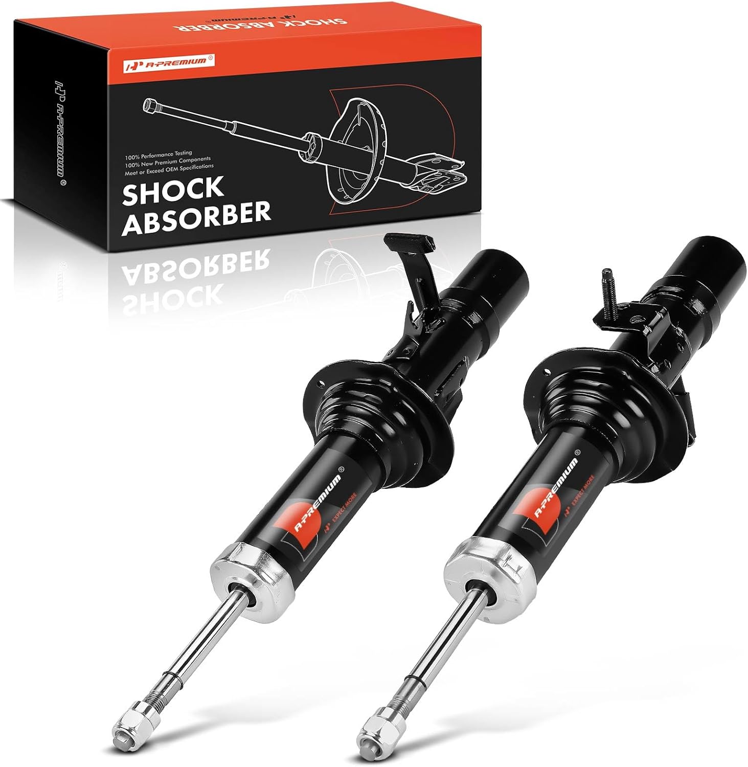 A-Premium Front Pair (2) Strut Assembly Compatible with Infiniti EX35 2008-2012, EX37 2013-2013, AWD, Driver and Passenger Side