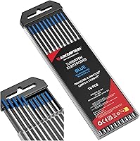 Vista 23 de ARCCAPTAIN Electrodo de soldadura TIG de tungsteno, paquete de 10 unidades de 1/16 x 7 pulgadas (dorado, 1.5% lantanado, WL15/EWLa-1.5)