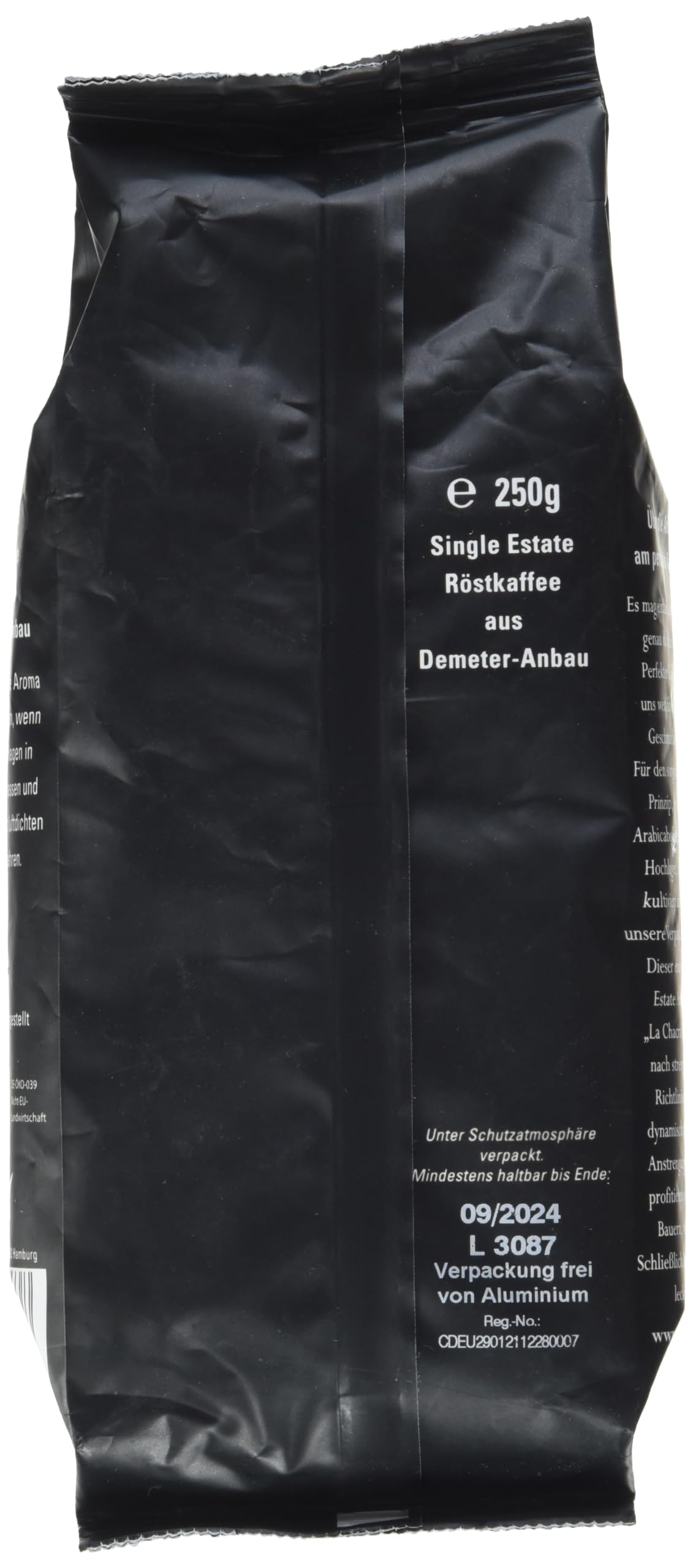 Mount Hagen Bio Demeter Röstkaffee Peru, 250g ganze Bohne