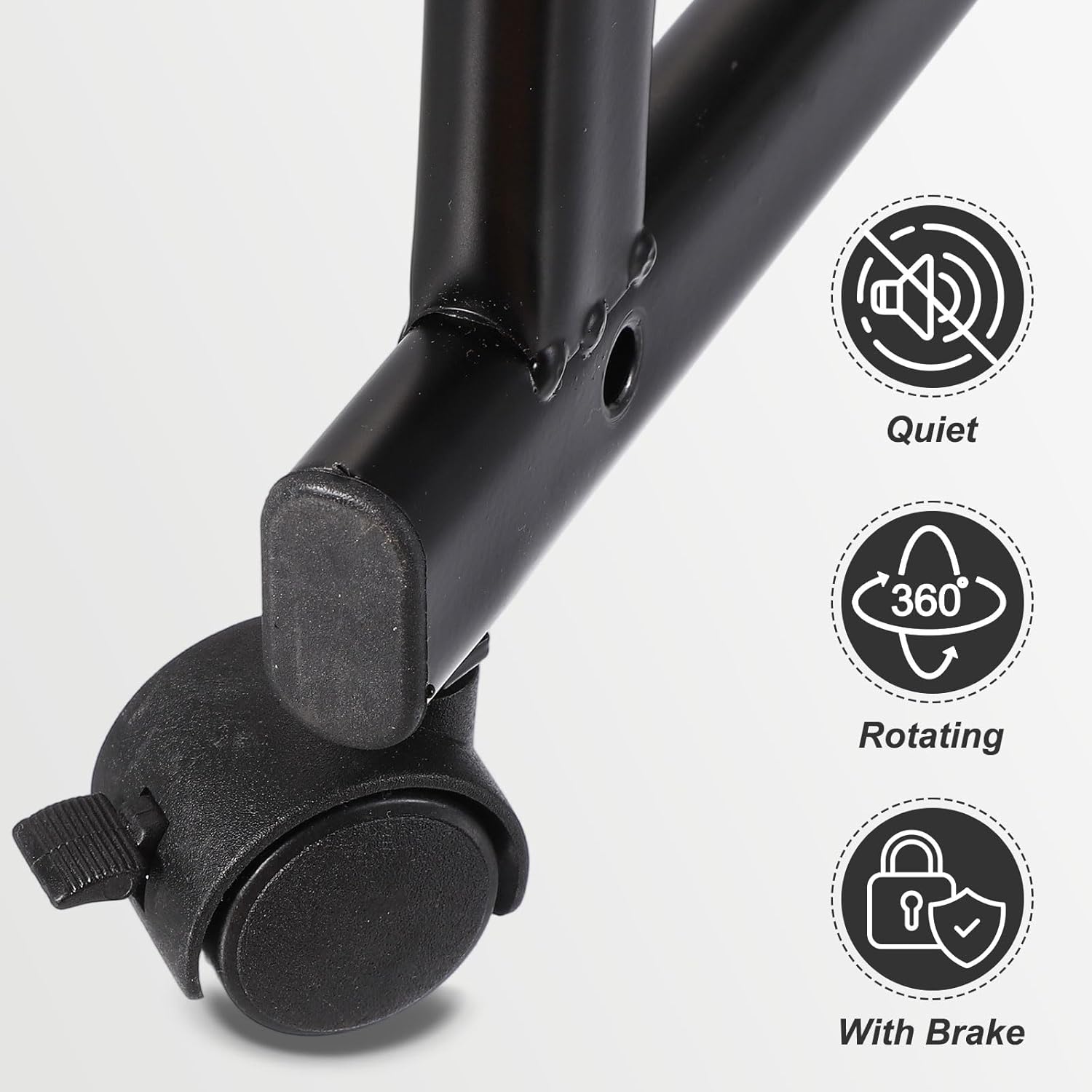 PATIKIL Floor Standing Brochure Display Stand, Magazine Literature Display Stand 5 Layers Magazine Rack with 4 Wheels for Shop Exhibitions Office Reception Rooms, White