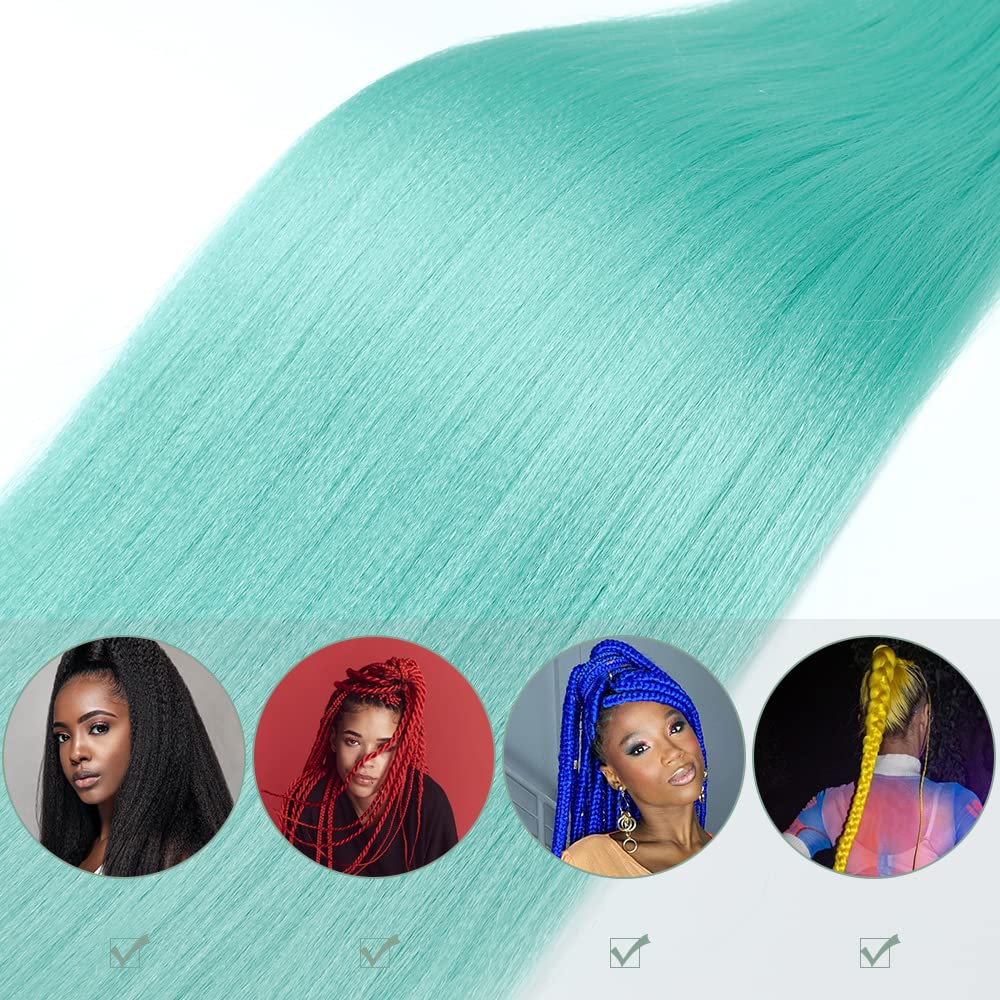 YDDM Capelli Per Treccine Africane Morado Extension Treccine Texture Yaki Easy Install per Principianti 32 Pollici 3 Pezzi Capelli Leggeri e Naturali per Box Braids, Twist e Crochet — view 205