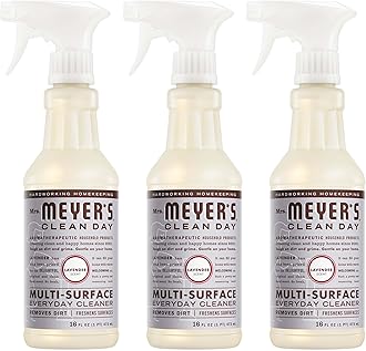 MRS. MEYER'S CLEAN DAY Multi-Surface Everyday Cleaner, Lavender Scent, 16 Fl Oz Bottle - 3 Pack