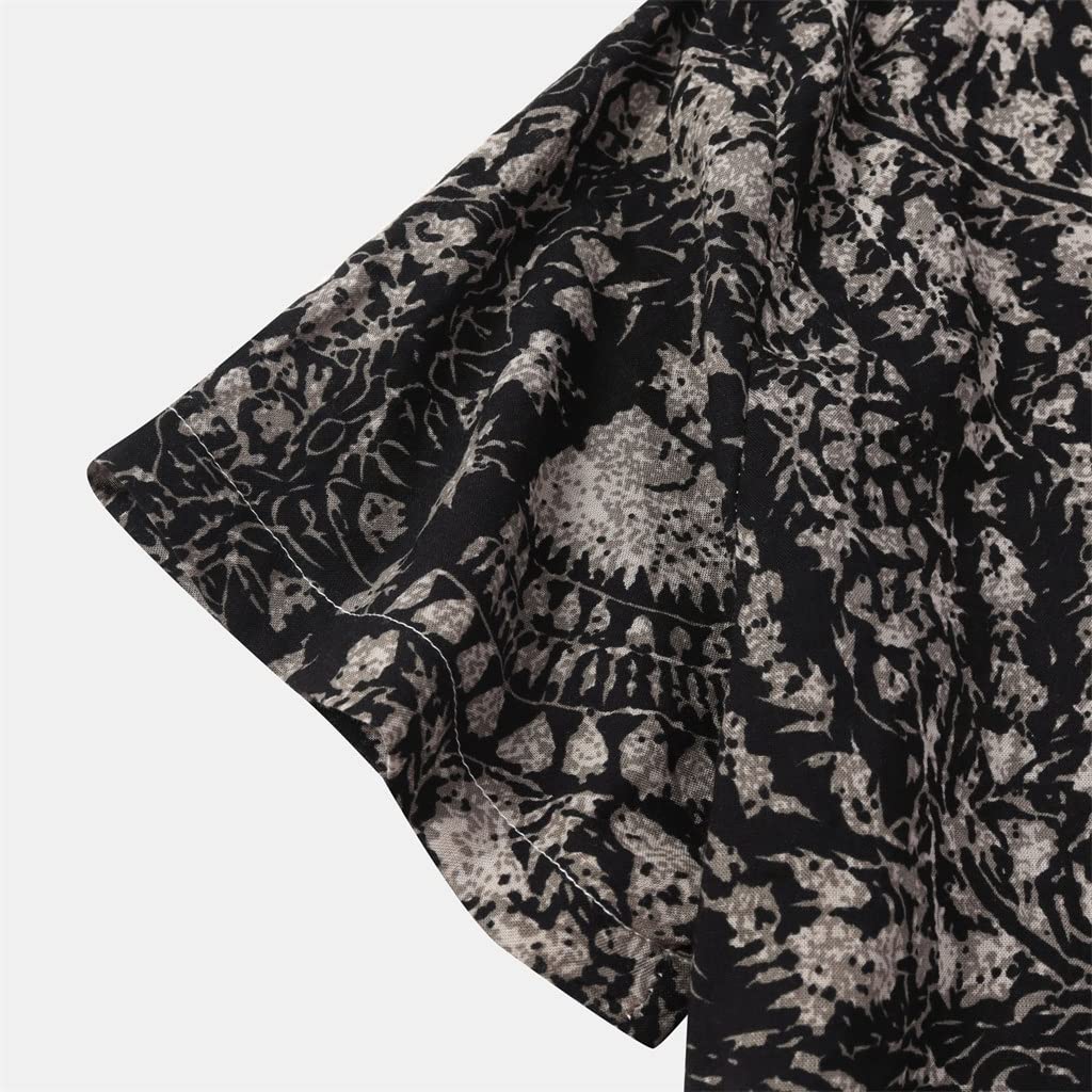 Hawaiihemden Herren Bedruckte Hemden Plus Size Herrenhemden Außenhandel (Farbe: A, Größe: M-Code)