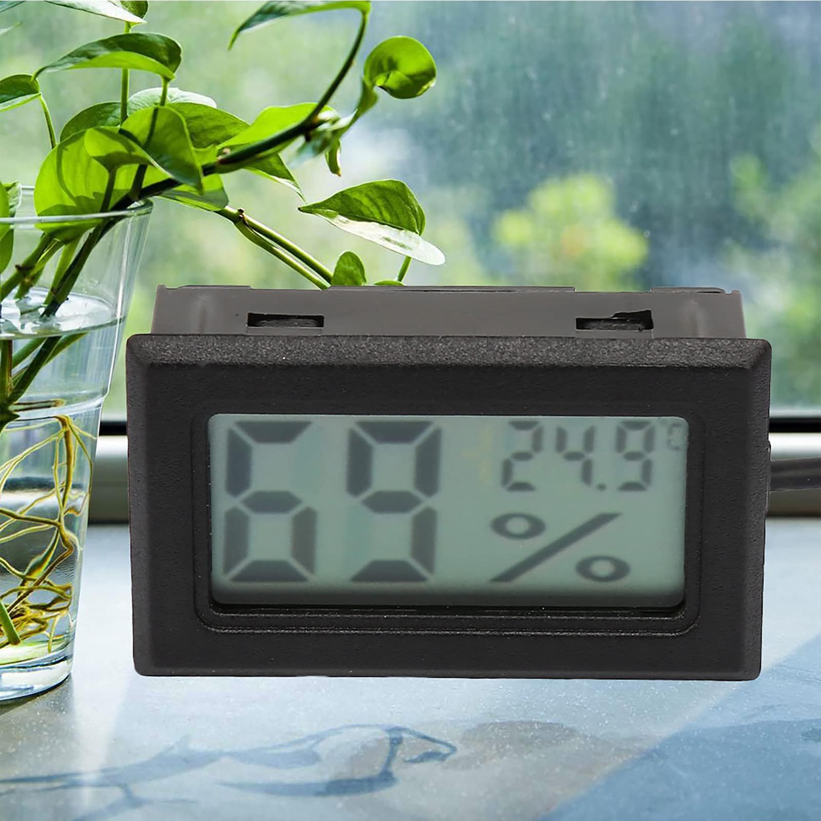 Reptile Tank Accessories, Digital Thermometer and Hygrometer, LCD Display Probe for Reptile Incubator Terrariums, Pet Tanks - Image 3