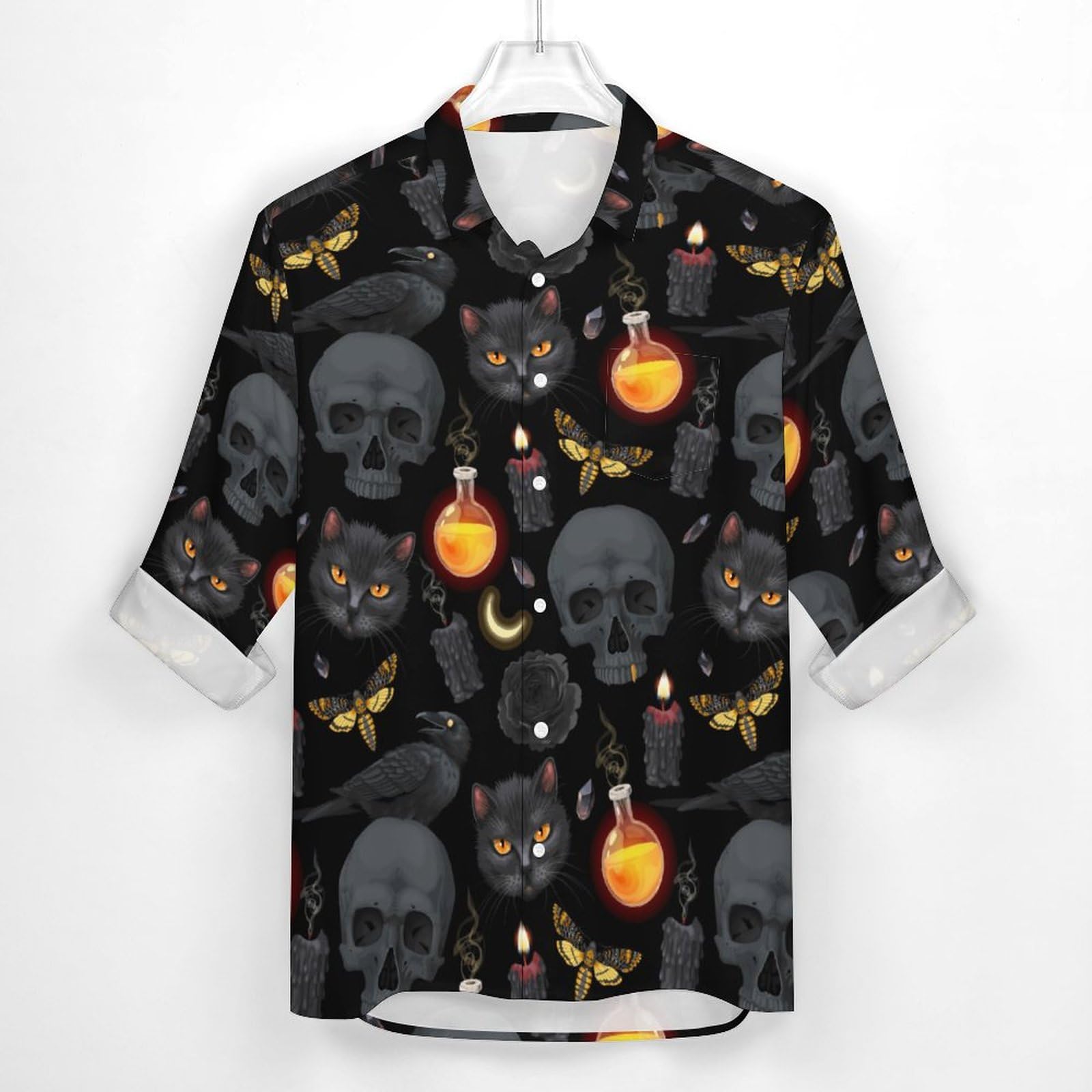 DENHAM YO!YO!GION ドクロ柄シャツ 黒 DENHAM YO!YO!GION ドクロ柄シャツ 黒 【公式通販】