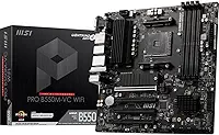 MSI Placa-mãe PRO B550M-VC WiFi ProSeries (AMD Ryzen 5000 Series, AM4, DDR4, PCIe 4.0, SATA 6Gb/s, M.2, USB 3.2 Gen 2, HDMI/DP, Wi-Fi 6E, Bluetooth 5.2, mATX)