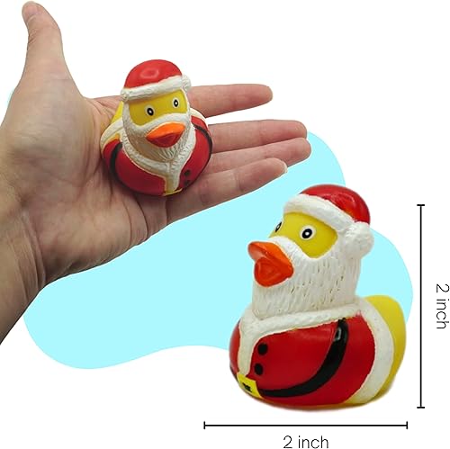 Miniatura 5 de 4E's Novelty Calendario de Adviento de Navidad 2024 para niños con patos de goma de Navidad para niños y niños pequeños, calendario de cuenta