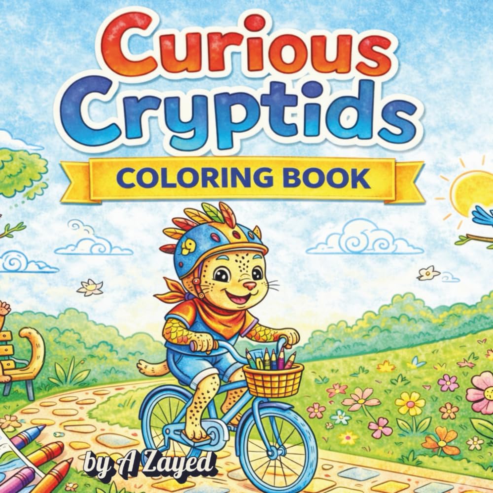 Curious Cryptids – Mysterious Creatures from Legends and Lore to Color
