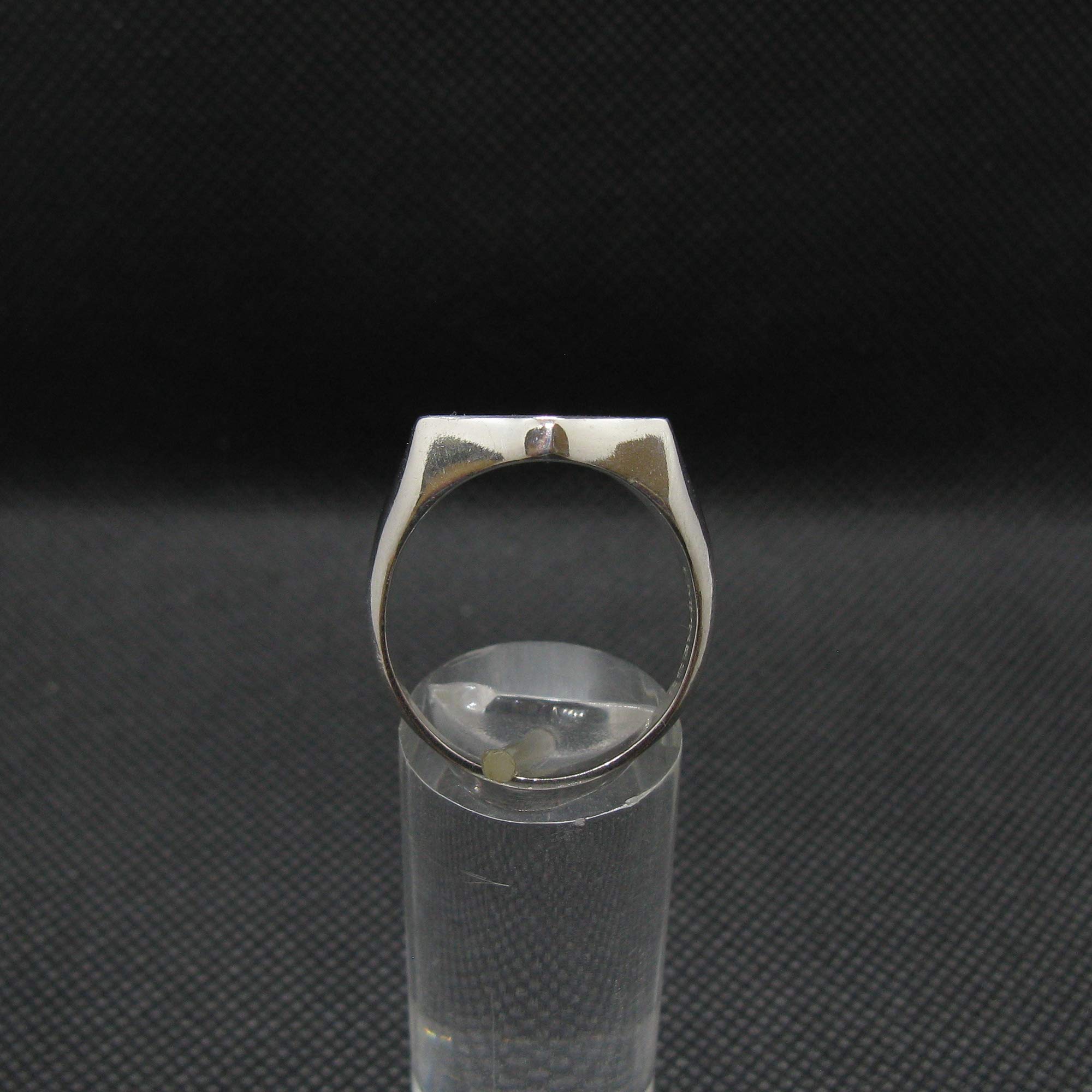 Bague en Argent Sterling Symbole de Poseidon Trident Solide Poinçonné 925