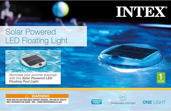 Luz Flotante LED Solar Intex 28695E para Piscinas miniatura 7