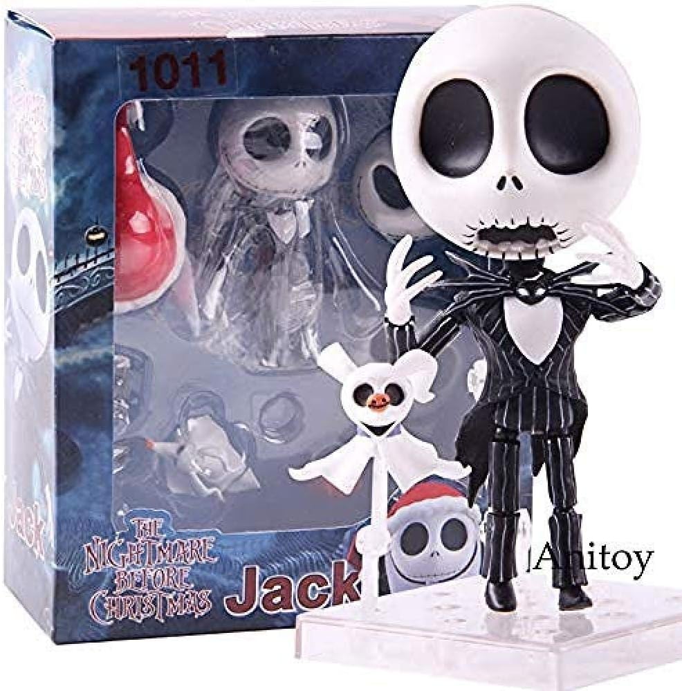 LTMM Nendoroid 1011 Skellington The Nightmare Before Christmas PVC Action Figure Skellington Collectible Toy Doll