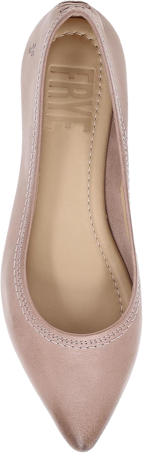 Frye Heather Ballet Flats for Women - Comfortable Leather Slip-On Shoes with Flexible Sole, Casual & Elegant Design