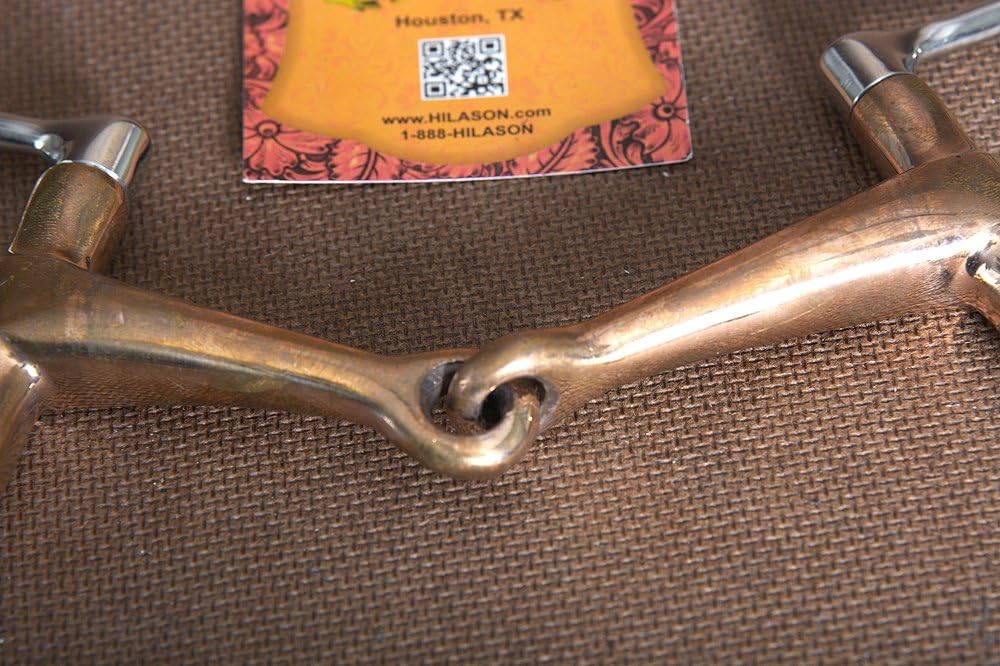 HILASON Western Horse Snaffle D Ring Bit Solid Stainless Steel