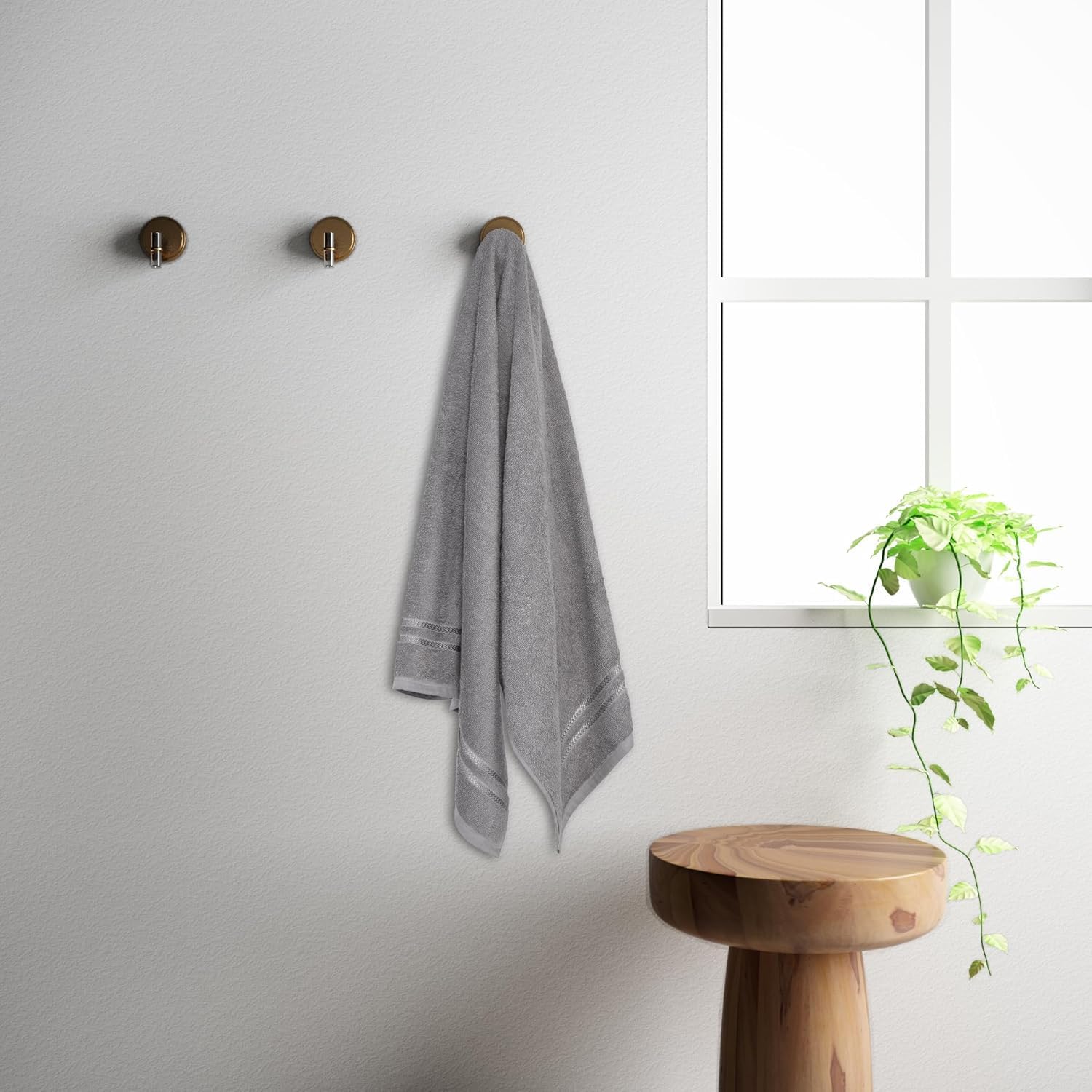 Welspun 100% Cotton Quick Dry Bath Towel - Red -24