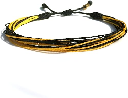 Miniatura 30 de Surfer Bracelets for Men - Handmade Surfer Rope Adjustable Friendship Bracelets - Surf String Bracelet for Couple Women Men Waterproof Beach Jewelry