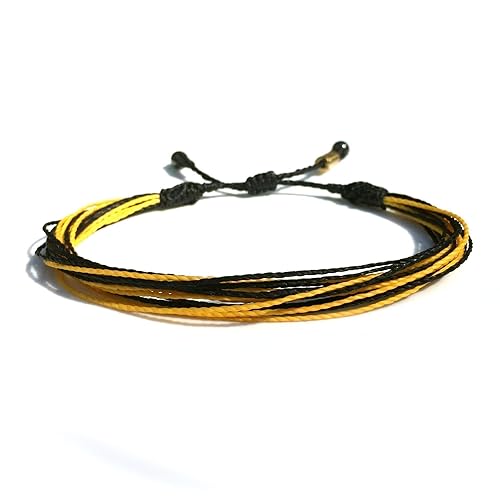 Miniatura 25 de Colorful Bracelet for Men and Women with Hematite Stones: Handmade Designer Adjustable Multistrand String Knotted Macrame Friendship Bracelet