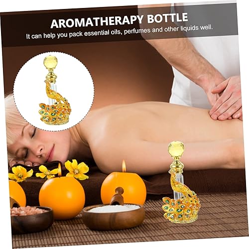 Miniatura 2 de Perfume de viaje recargable vacío del bulbo de la botella del perfume de la vendimia para el almacenamiento del aceite esencial