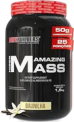Massa - Hiper Amazing Mass - 1,5 kg – Bodybuilders Sabor Baunilha