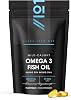 Omega 3 Wild-Caught Fish Oil 2000mg - 660mg EPA 440mg DHA - 90 Softgels - No Additives — Resealable and Recyclable Pouch by Alpha01