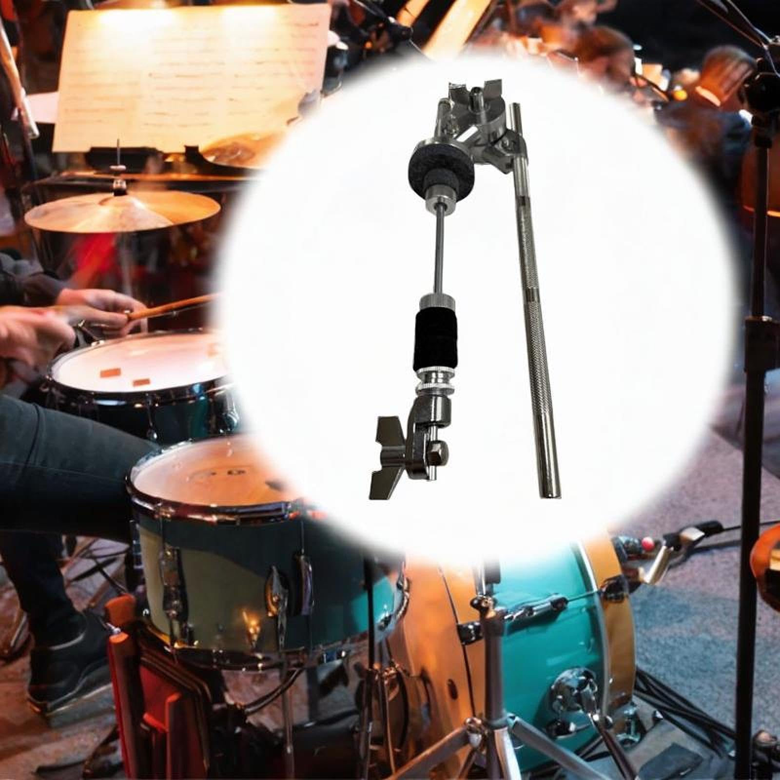 Supporto Bongos Stand Montaggio Hardware Jazz Pedale Piatti Dispositivo Salvaspazio Integrazione Semplice Adatto a Batteristi Prove Performance, Style B