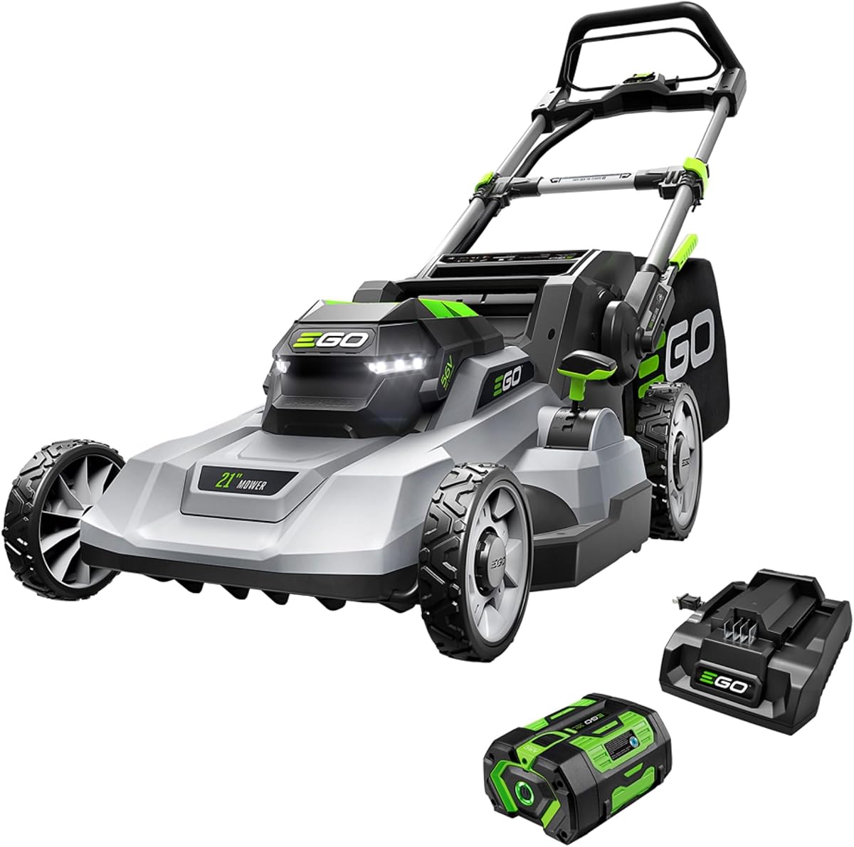 Cortacésped eléctrico inalámbrico de 21"con batería, cargador - LM2114