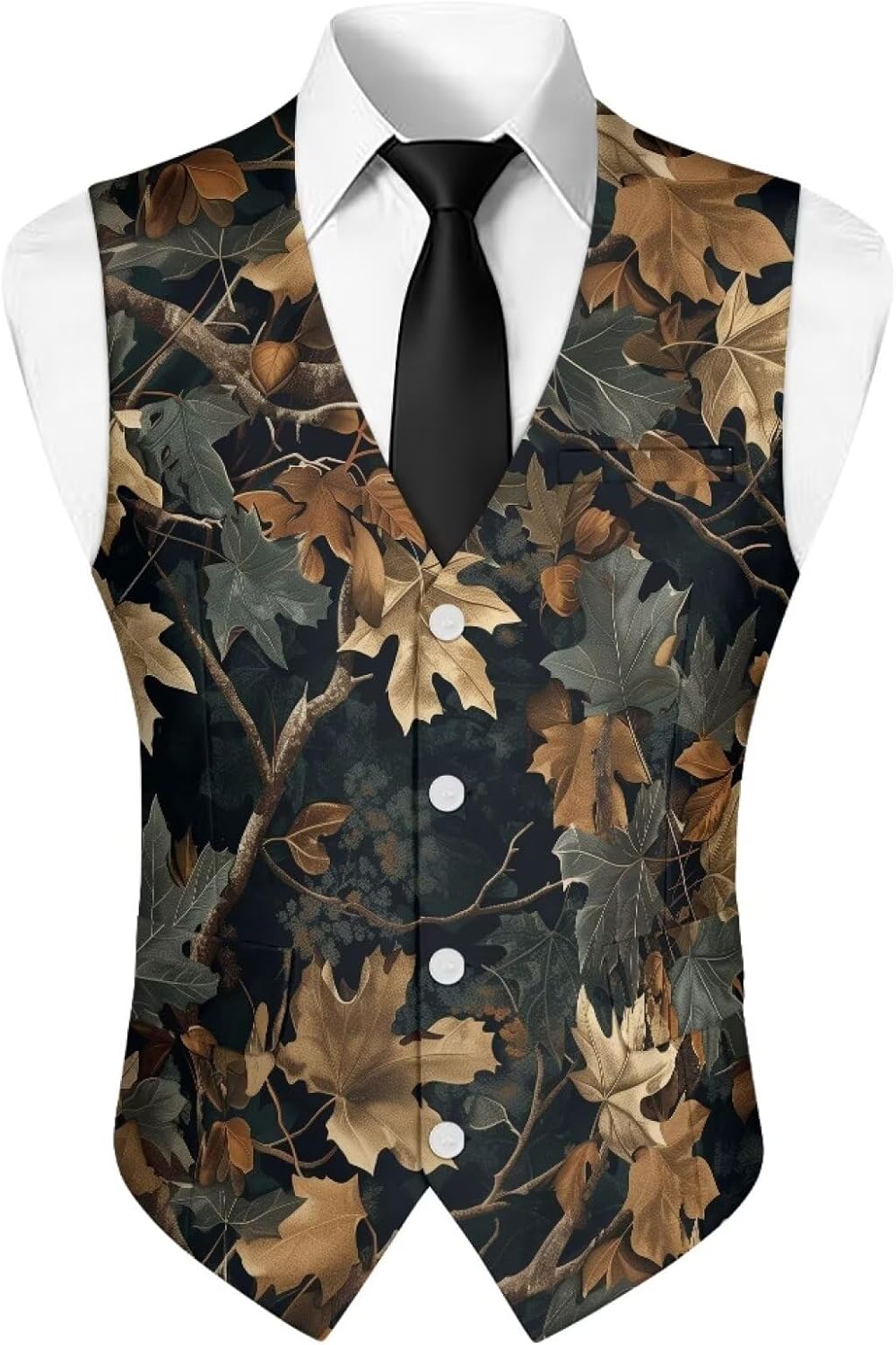 Men's Suit Vest Business Formal Dress Vests Fall Outfits Wedding Prom Waistcoats with Pockets for Suit or Tuxedo