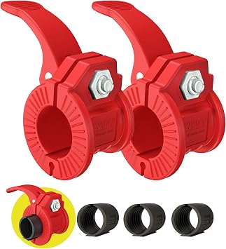 Barbell Clamps Pair of 1" inch or 2" Inch Pro Collar Adjustable Weight Bar Clips Fast Release Perfect for Pro Crossfit Strong Lifts and Olympic Fitness Training Supplies