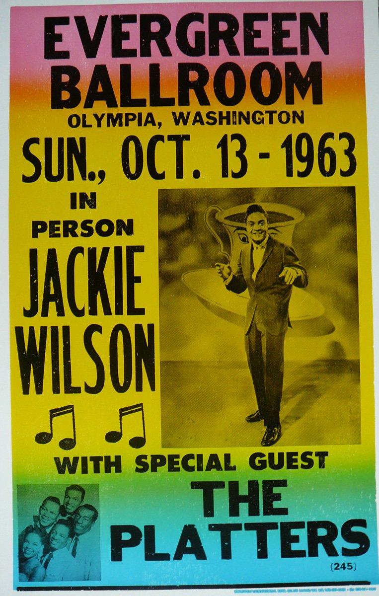 Jackie Wilson w/Special Guest: The Platters Playing in Washington Poster