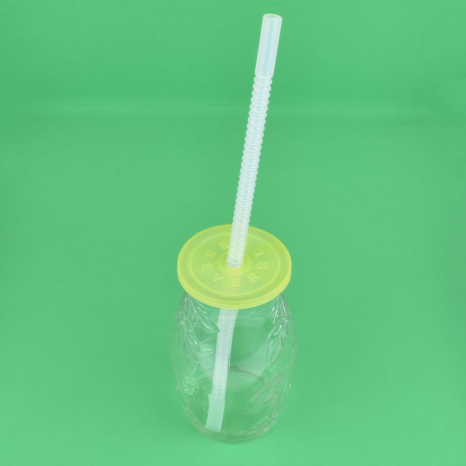 Bendable Straws - 11 inch Long Flexible Straws - Bendy Drinking Straw Reusable - 5 Pack