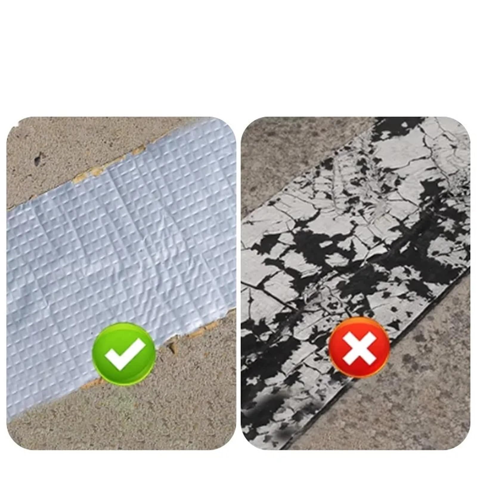 Cinta De Butilo De Papel De Aluminio Resistente Al Agua 5 Cm * 5 M