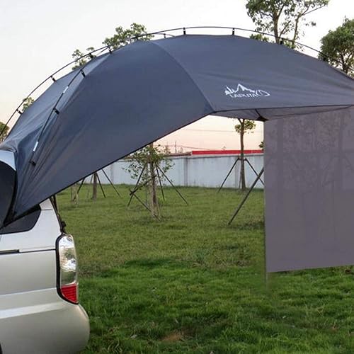 Miniatura 6 de Manufa Toldo de refugio portátil, para portón trasero, toldo trasero para coche, impermeable, toldo portátil, caravana, caravana, remolque, MPV,