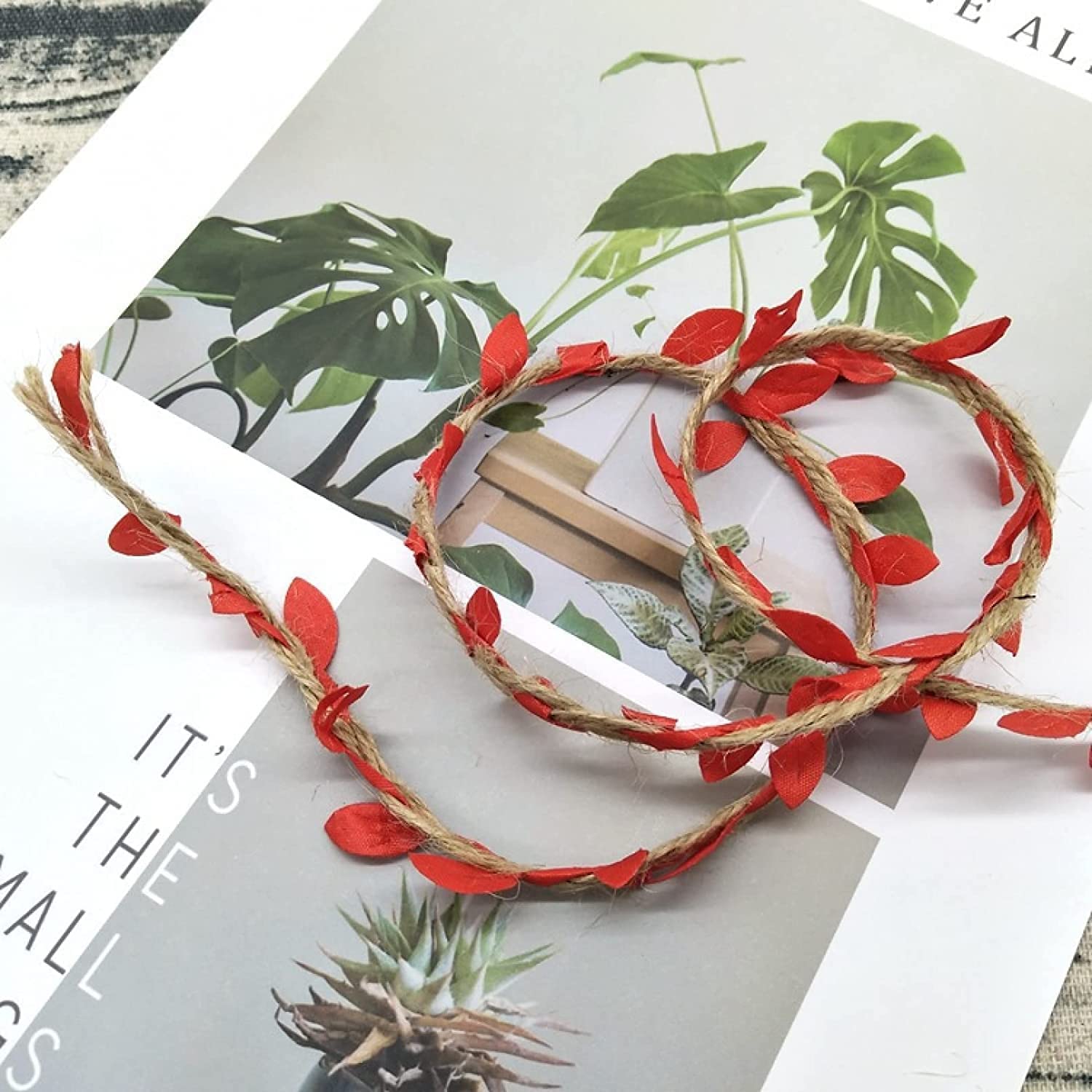 100 Cm/Lot Fiori Artificiali Vite Edera Rattan Ghirlanda Foglia Verde per La Casa Decorazioni di Nozze Accessori da Sposa Falso Floristica