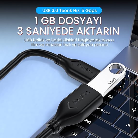 VegGieg USB 3.0 Extension Cable 50CM